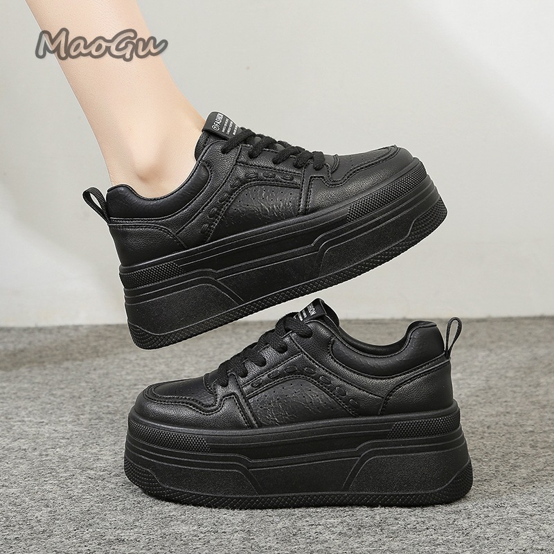 Women'S Shoes Com - Height Increasing Platform White Sneakers Female