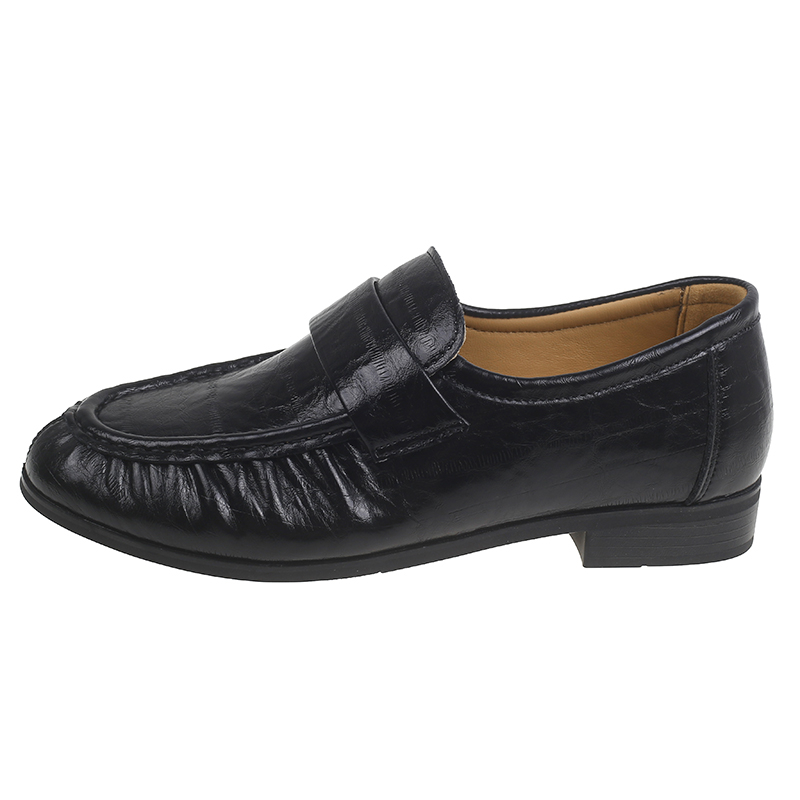 Women Shoes Loafers - Fashion Round Toe Pleated Women Pumps