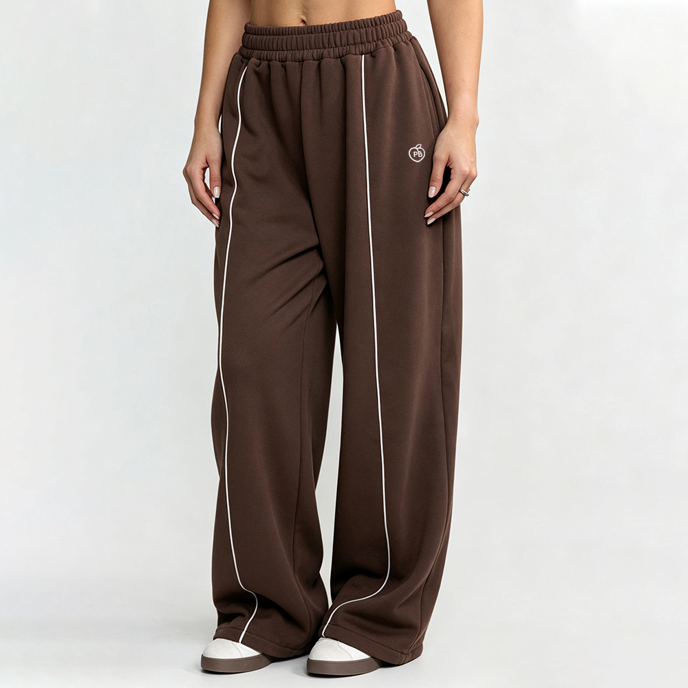 Bum Striped Baggy Pants Wide L - đánh giá và giá Women Shoes Joggers