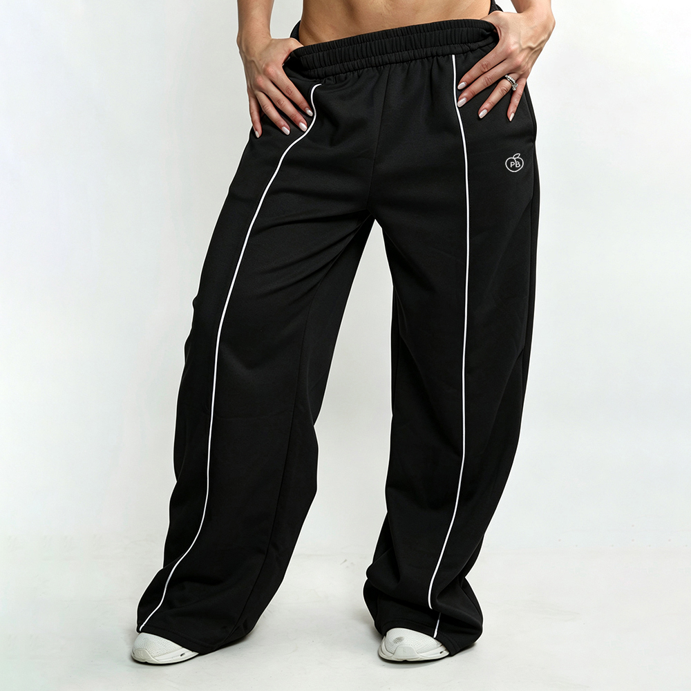 Bum Striped Baggy Pants Wide L - đánh giá và giá Women Shoes Joggers