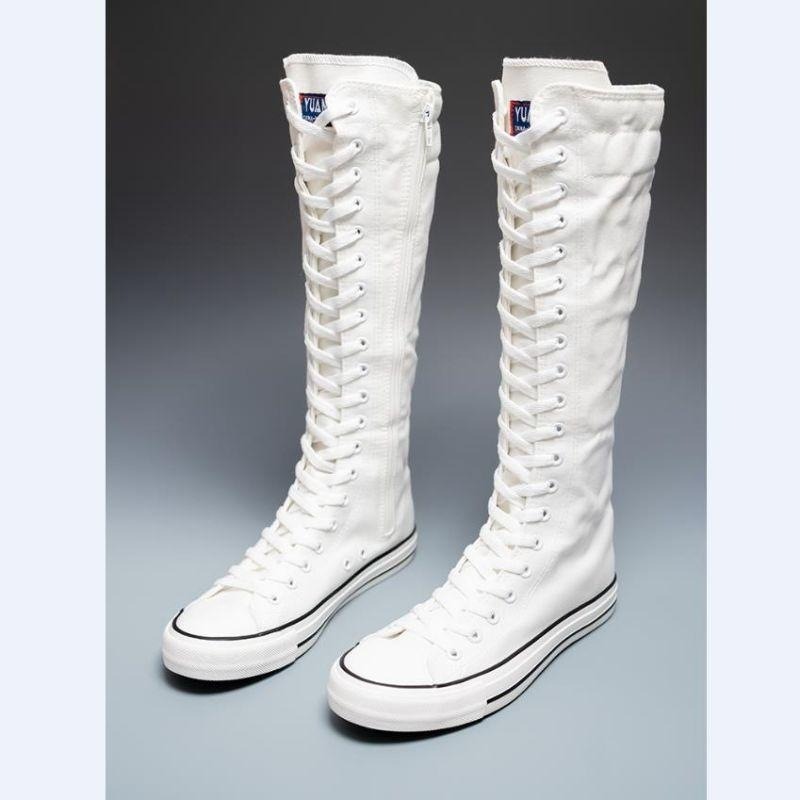 2025 New High Top Canvas Shoes - đánh giá và giá Knee High Boots Women