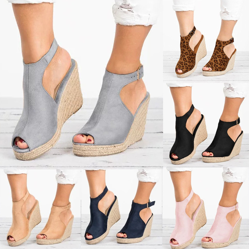 Heeled Sandals for Women Summe - đánh giá và giá Espadrille Wedge Shoes