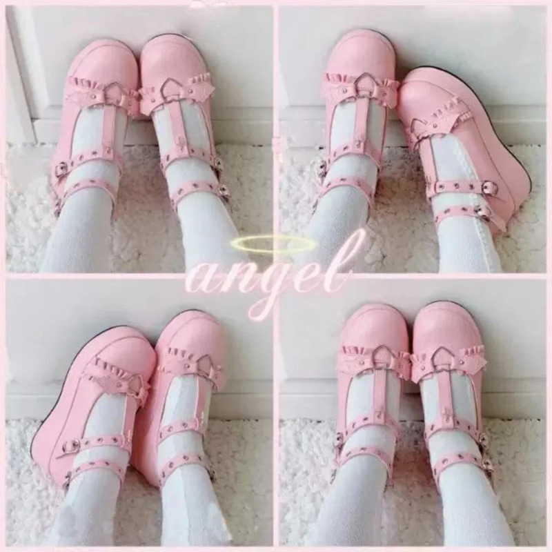 New Sweet Heart Buckle Wedges  - đánh giá và giá Women'S Shoes Popular
