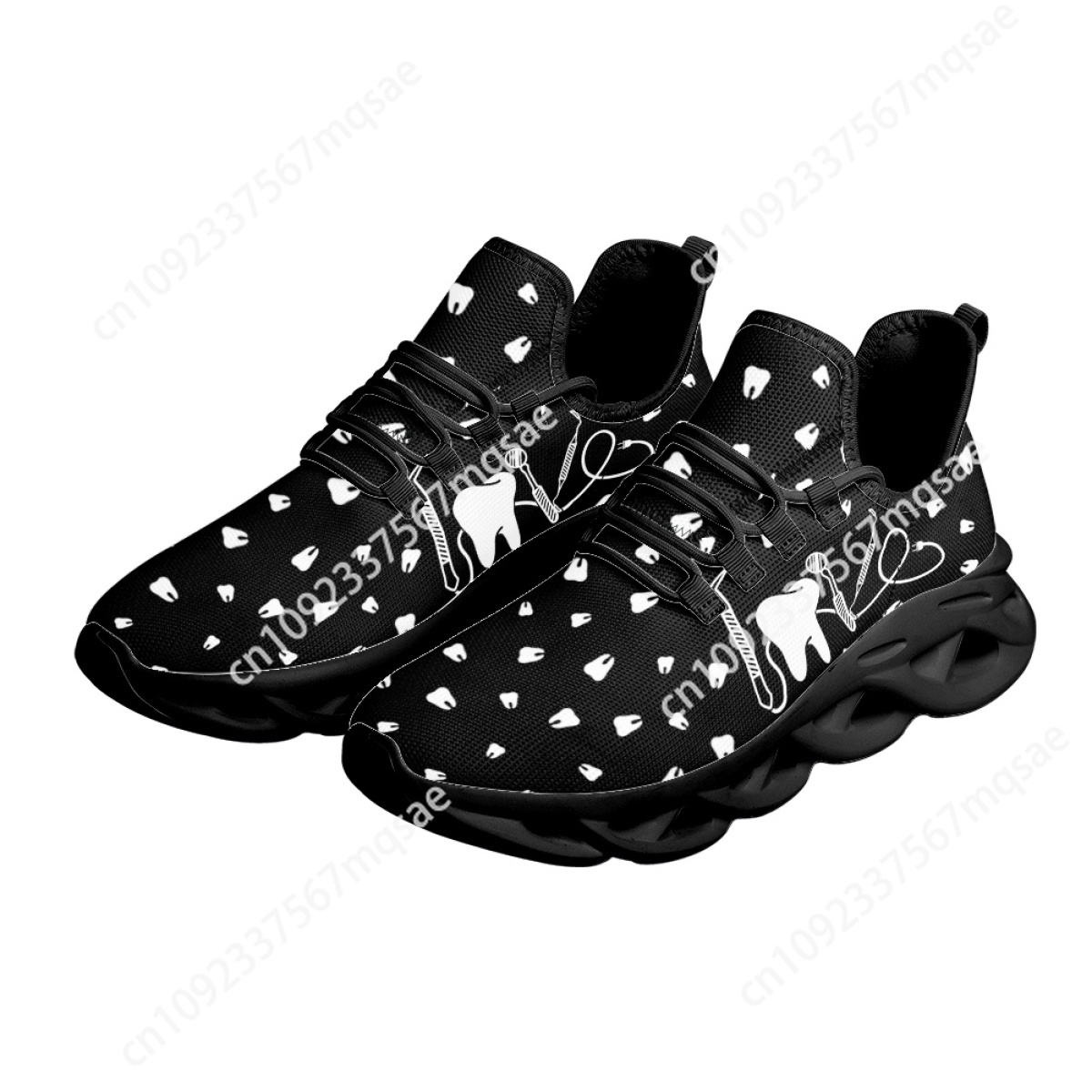 Black and White Teeth Medical  - đánh giá và giá Women'S Shoes Nursing