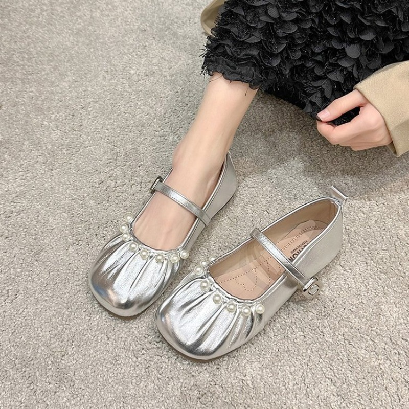 Comfortable Pearl Mary Jane Fl - đánh giá và giá Women Shoes Loafers
