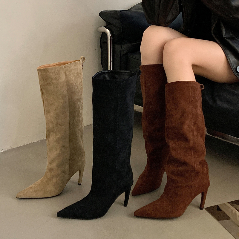Street Punk Winter Vintage Poi - đánh giá và giá Knee High Boots Women