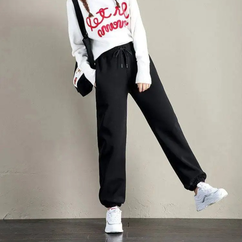 Women High Waist Fleece Lined  - đánh giá và giá Women Shoes Joggers