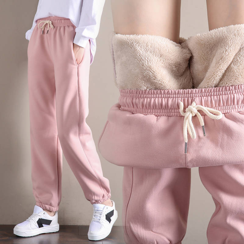 Women High Waist Fleece Lined  - đánh giá và giá Women Shoes Joggers