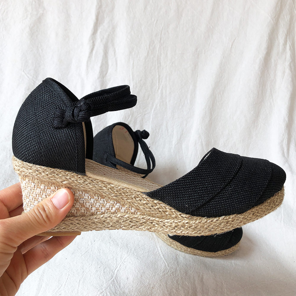 Veowalk Chắp Vá Thủ Công Nữ Đồ - đánh giá và giá Espadrille Wedge Shoes