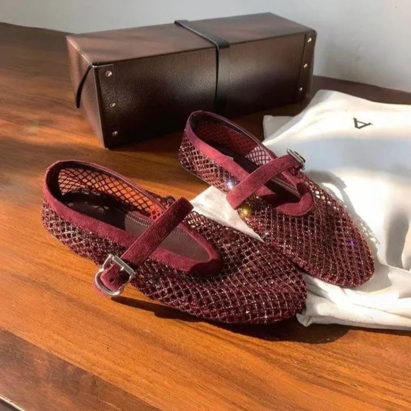 Hollow Rhinestone Baotou Sanda - đánh giá và giá Women'S Shoes Popular