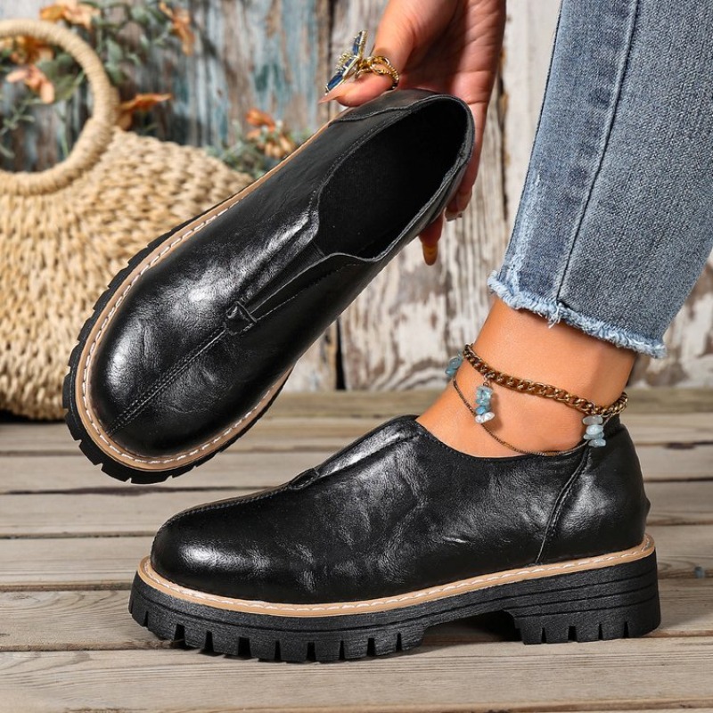 Retro British Style Women's Sh - đánh giá và giá Women Shoes Loafers