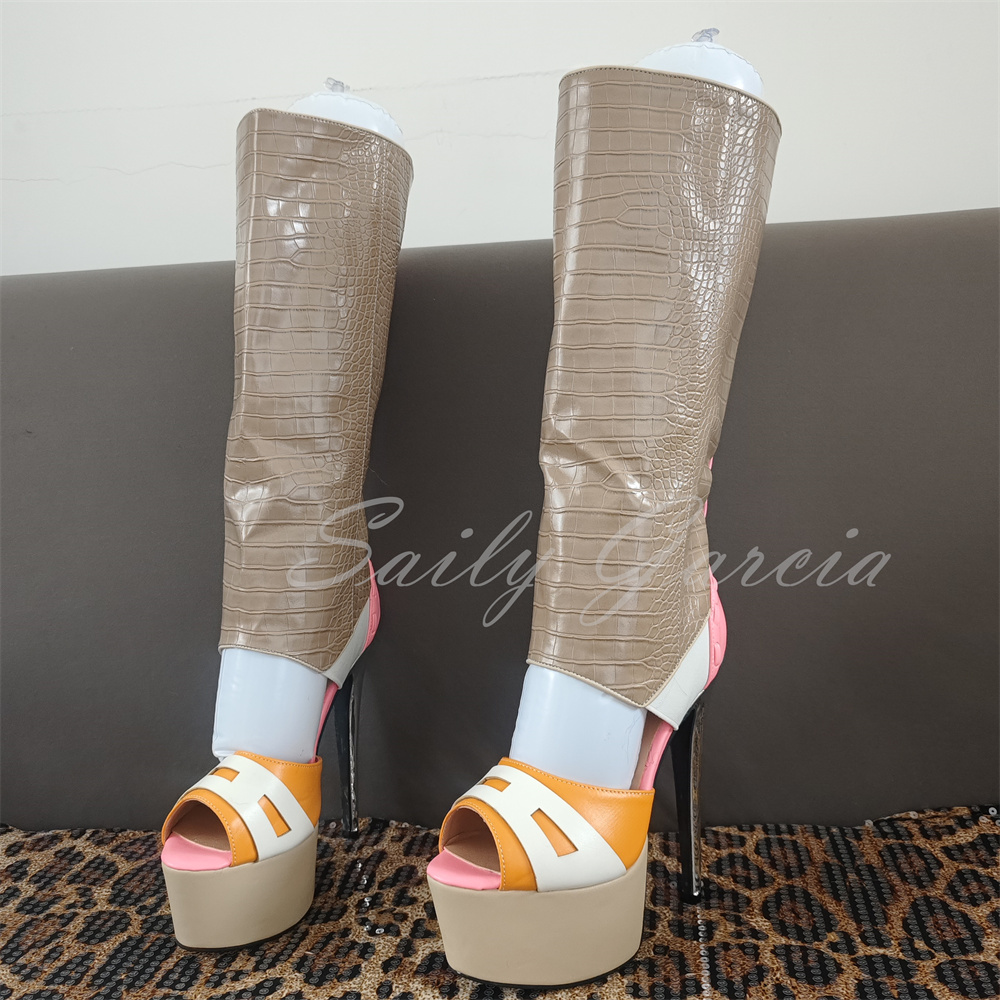 Girl Pink Heart Decor Knee Hig - đánh giá và giá Knee High Boots Women