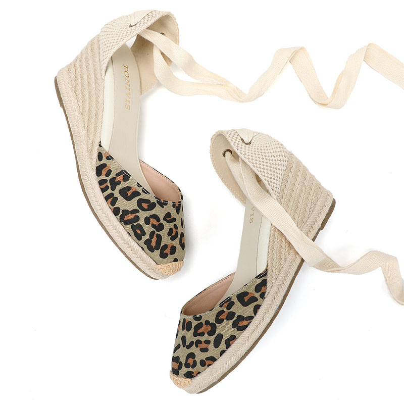 Women Wedge Sandals 7CM Lace U - đánh giá và giá Espadrille Wedge Shoes