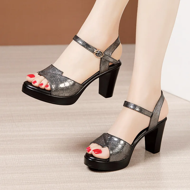 8cm Small Size 32-43 Elegant N - đánh giá và giá Ankle Strap Heels