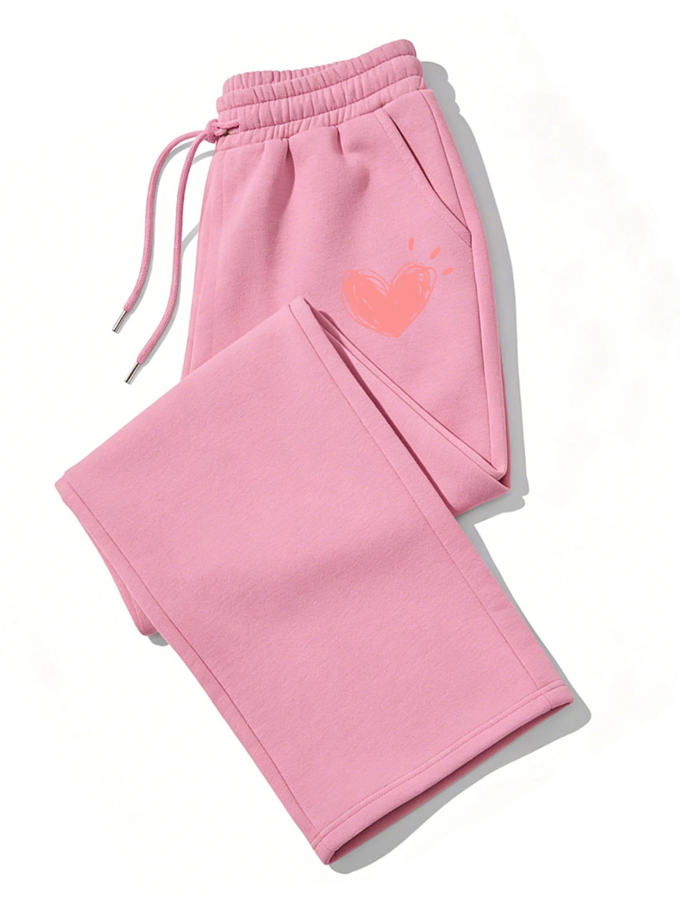 Women Cute Heart Printed Sweat - đánh giá và giá Women Shoes Joggers