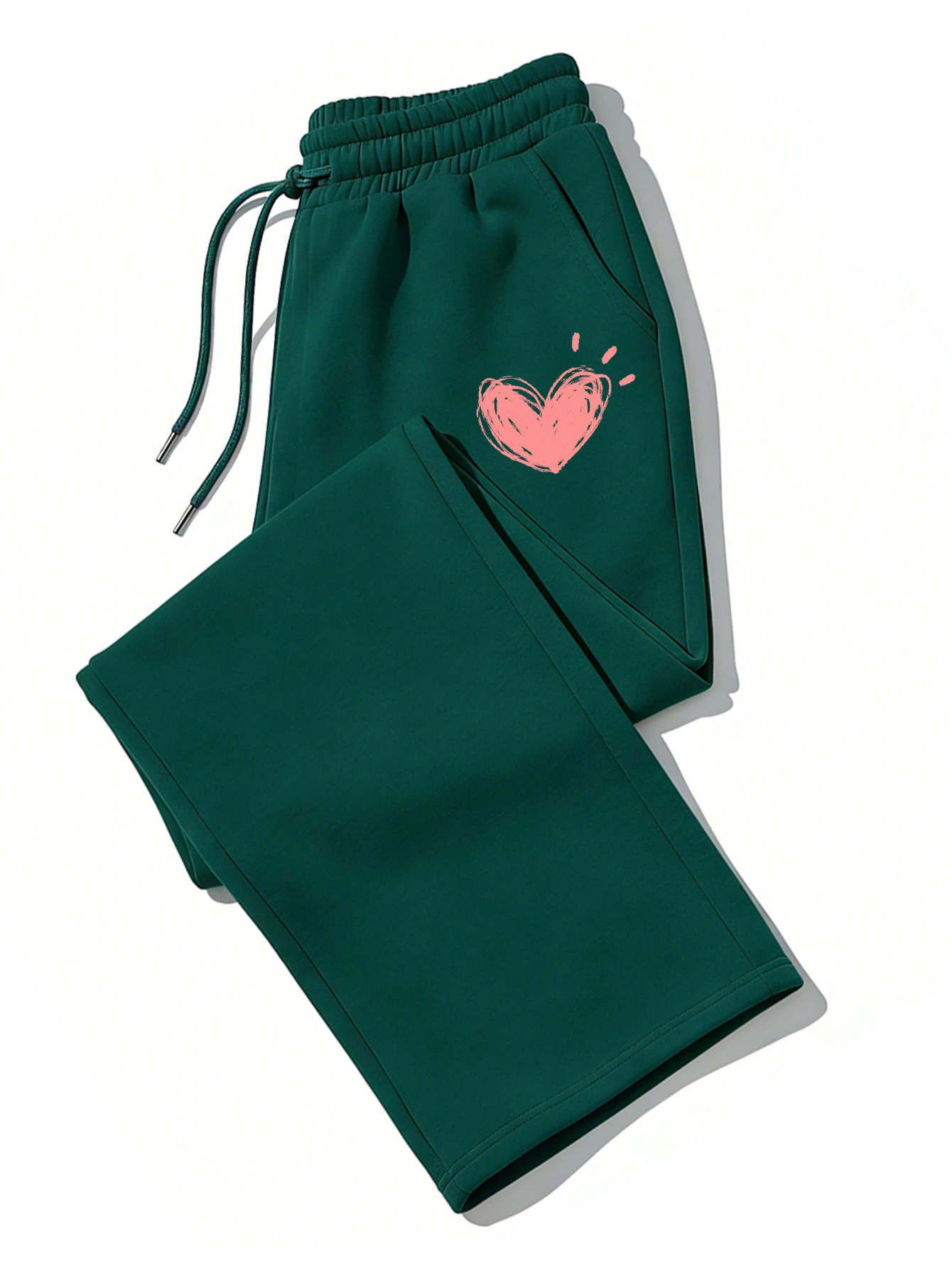 Women Cute Heart Printed Sweat - đánh giá và giá Women Shoes Joggers