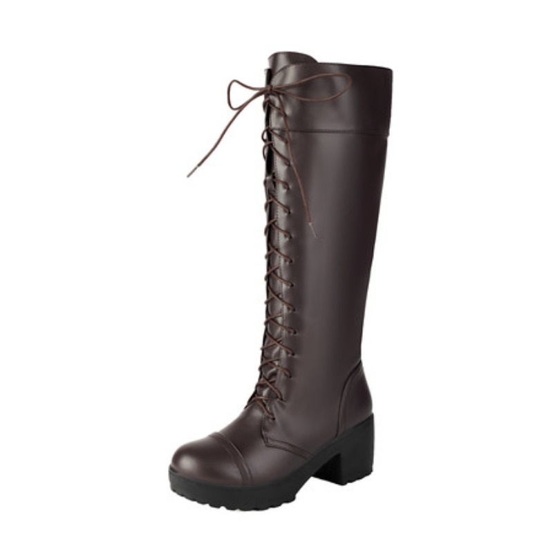 Womens Knee High Lace Up Comba - đánh giá và giá Knee High Boots Women