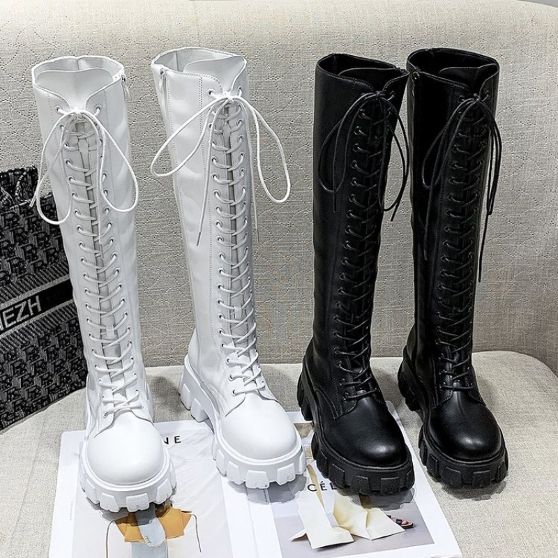 Women Knee High Boots Lace Up  - đánh giá và giá Knee High Boots Women