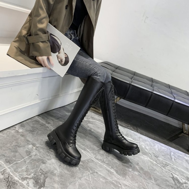 Women Knee High Boots Lace Up  - đánh giá và giá Knee High Boots Women