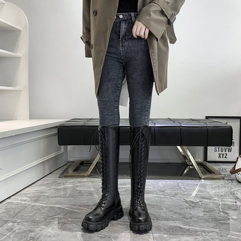 Women Knee High Boots Lace Up  - đánh giá và giá Knee High Boots Women