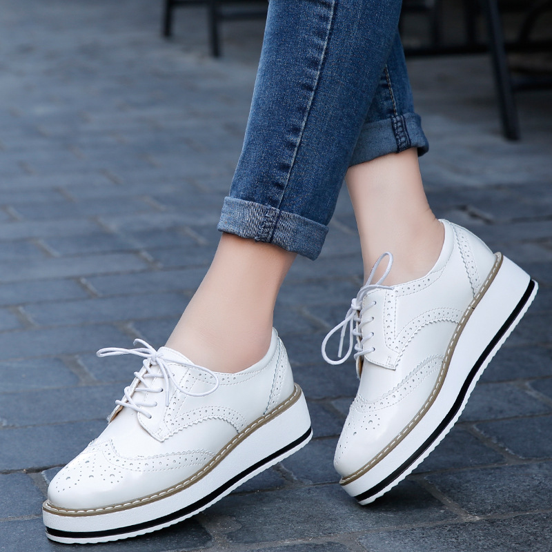 Phụ Nữ Cho Nữ Giày Da Dày Gót  - đánh giá và giá Espadrille Wedge Shoes